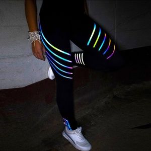 High-Waisted Iridescent Sport Leggings